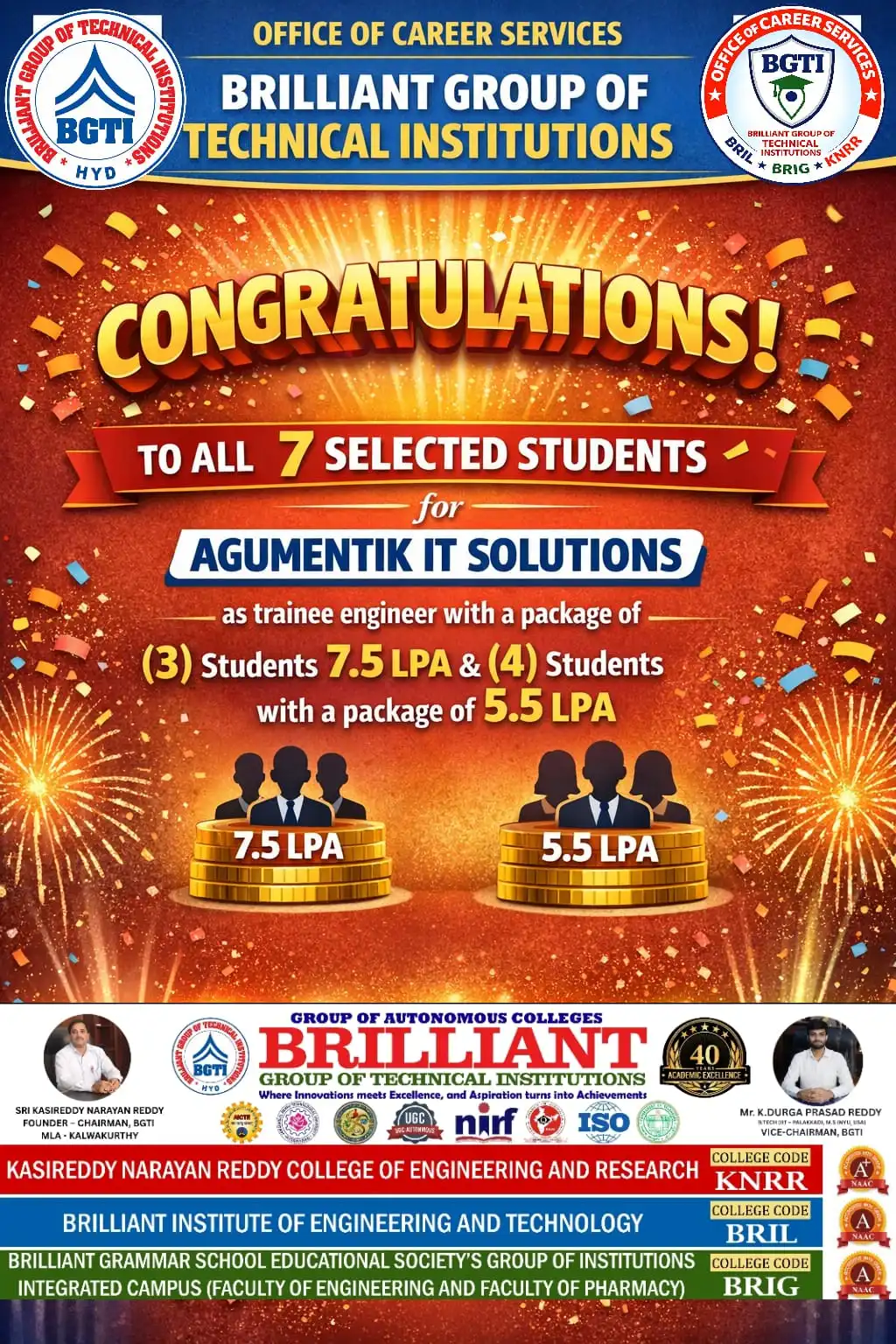 AGUMENTIK PLACEMENT DRIVE 24-03-2026 – BRIL Campus Drive 2025-26